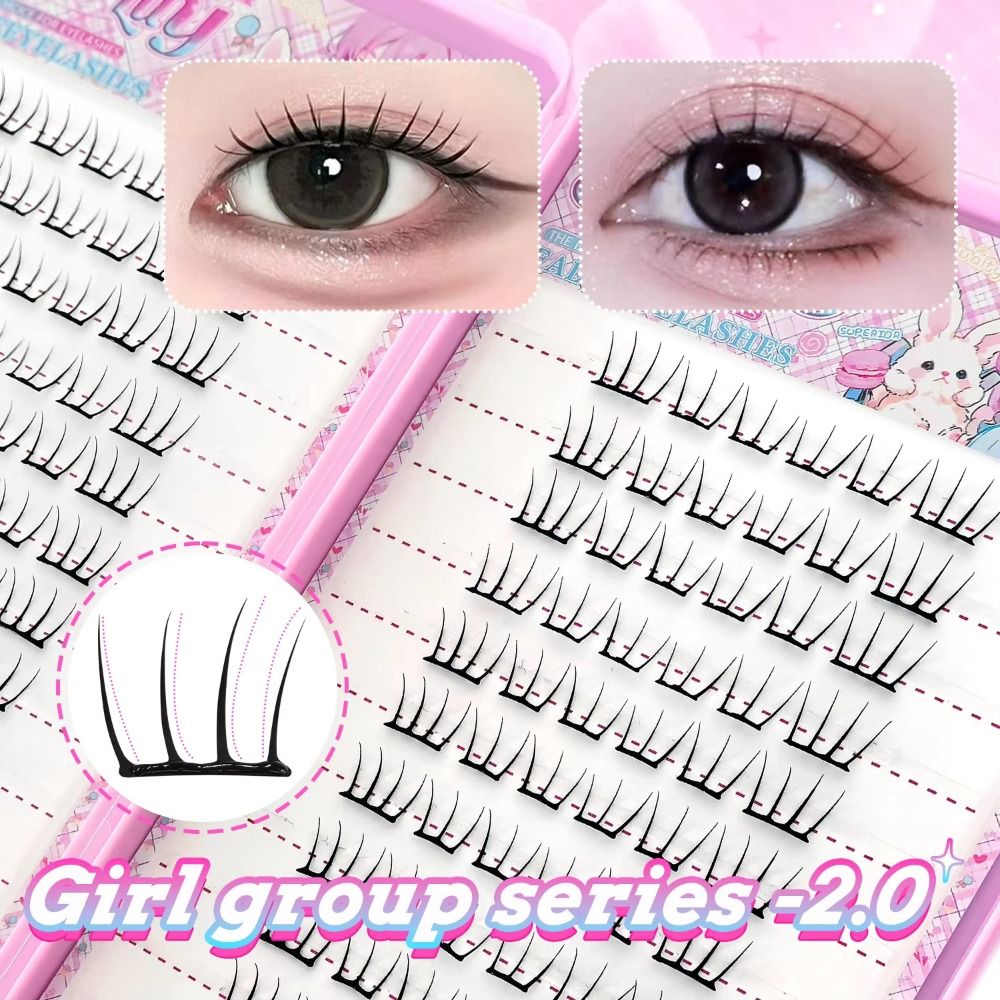 Eyelash Extension No 8 - 24列 8-13mm 長さ つけまつげ セルフ接着 簡単装着