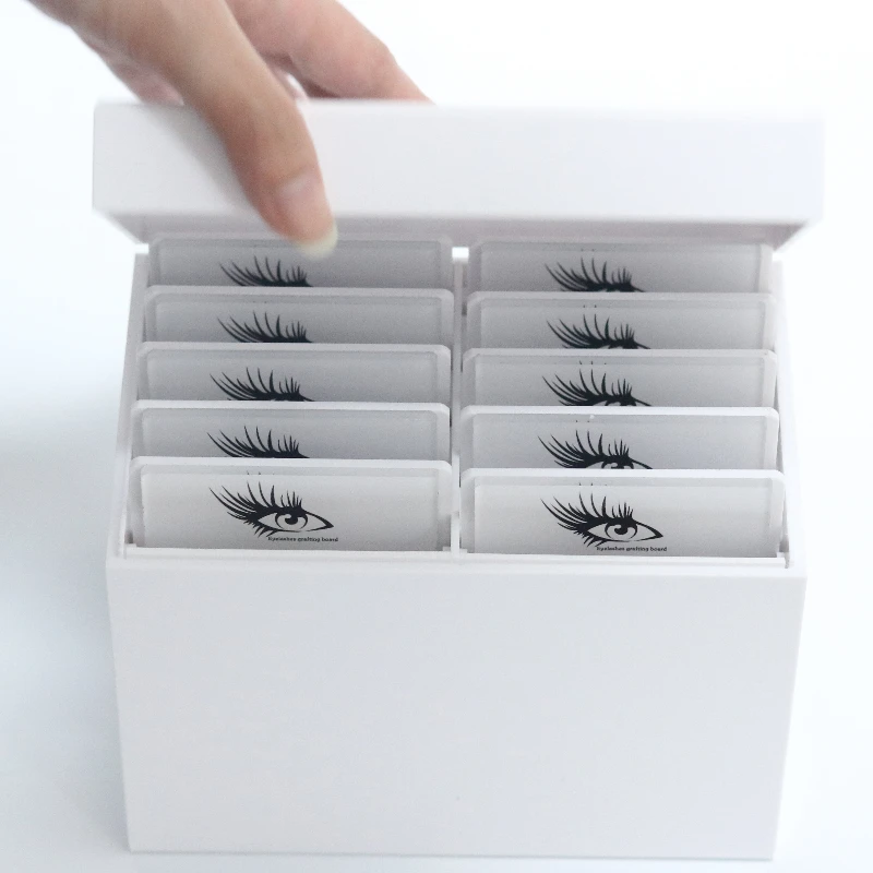 Eyelash Extension Salon - 美容サロン向け 10層アクリル製まつげエクステンション収納ボックス、まつげタイルパレットボックス、まつげ収納ボックス、卸売、まつげ関連用品