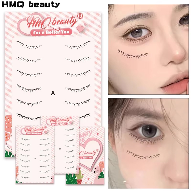 Eyelash Extension No 8 - 8 ペア下まつげステッカータトゥーシミュレーション絵画つけまつげエクステンションナチュラル防水アイビューティーメイクアップツール