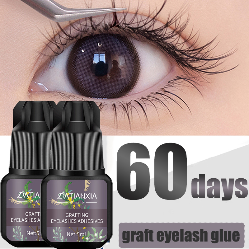Eyelash Extension No 8 - エクステンションなしのつけまつげ接着剤,速乾性,長持ち,防水,偽の粘着剤,メイクアップツール,5ml