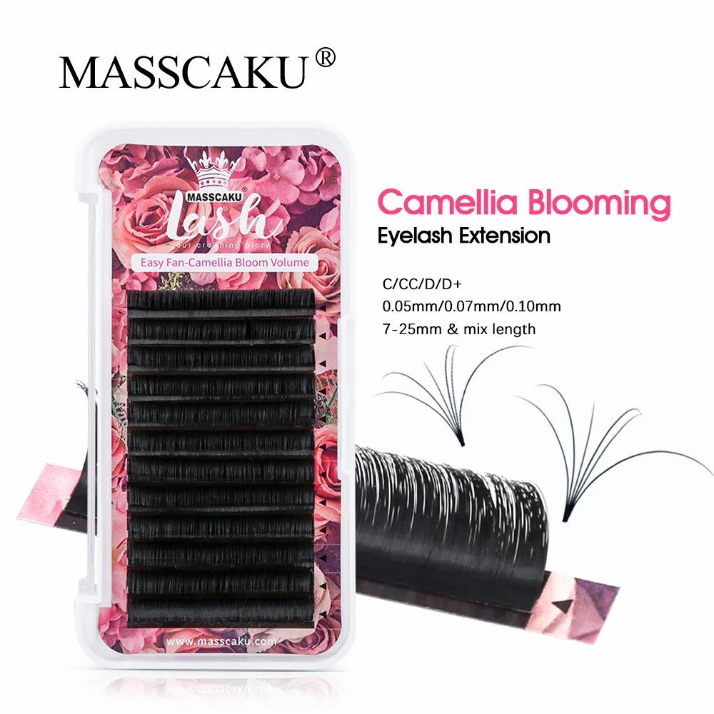 MASSCAKU イージーファニングボリュームメガまつげエク - Lash Fan Volume のレビューと価格