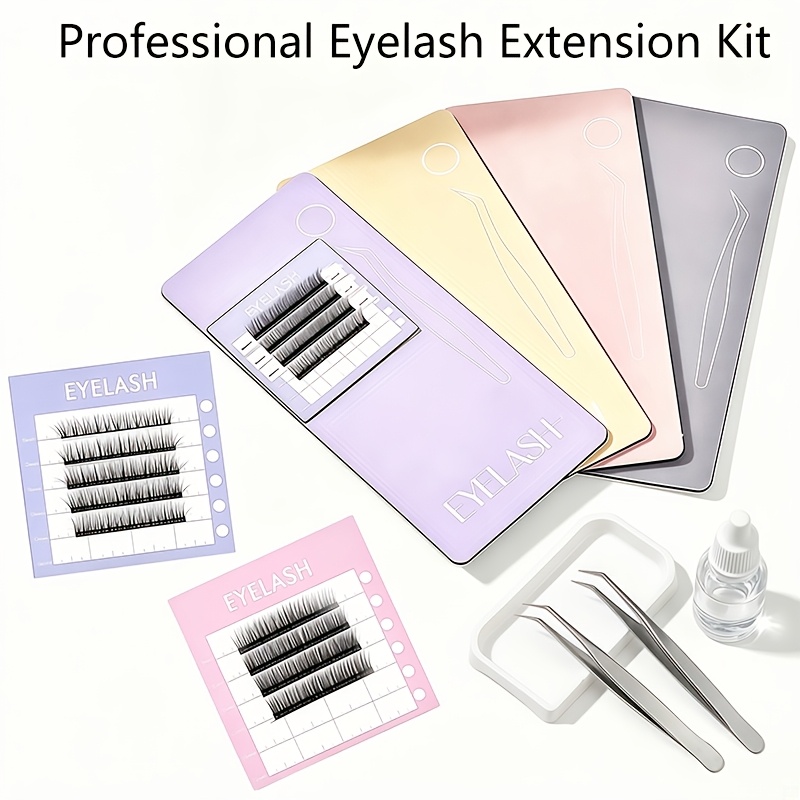 3個入りプロ用磁気まつげエクステキットパレットディスプレイボ - Eyelash Extension Menu のレビューと価格