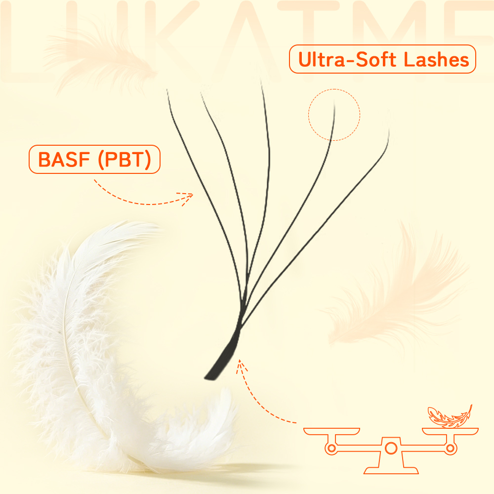 LUKATME 5D Wまつげエクステ ウルトラソフト 0. - Mega Volume Lash のレビューと価格