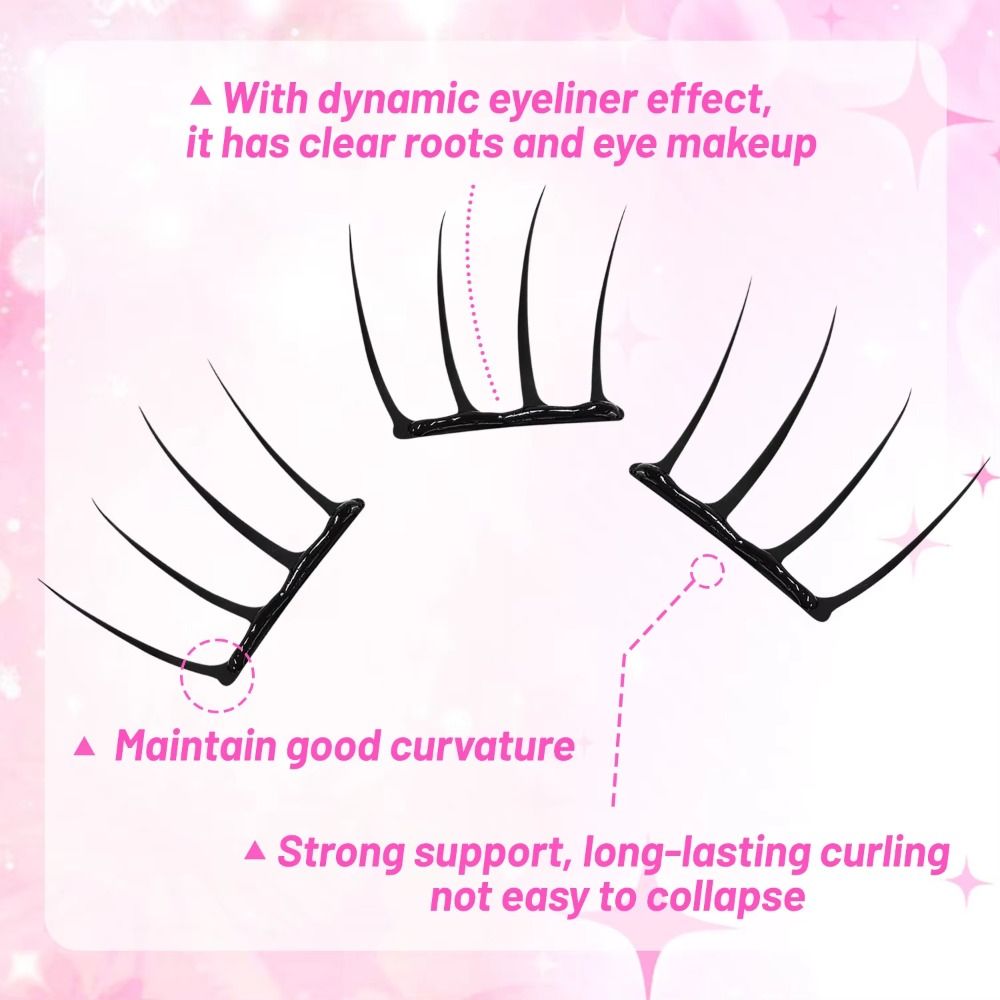 24列 8-13mm 長さ つけまつげ セルフ接着 簡単装着 - Eyelash Extension No 8 のレビューと価格