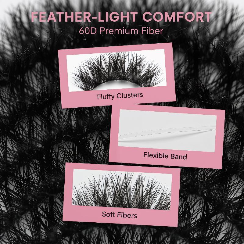 1セットDIYつけまつげ ウィスピーDIYまつげブック ふわ - Lash Fan Volume のレビューと価格