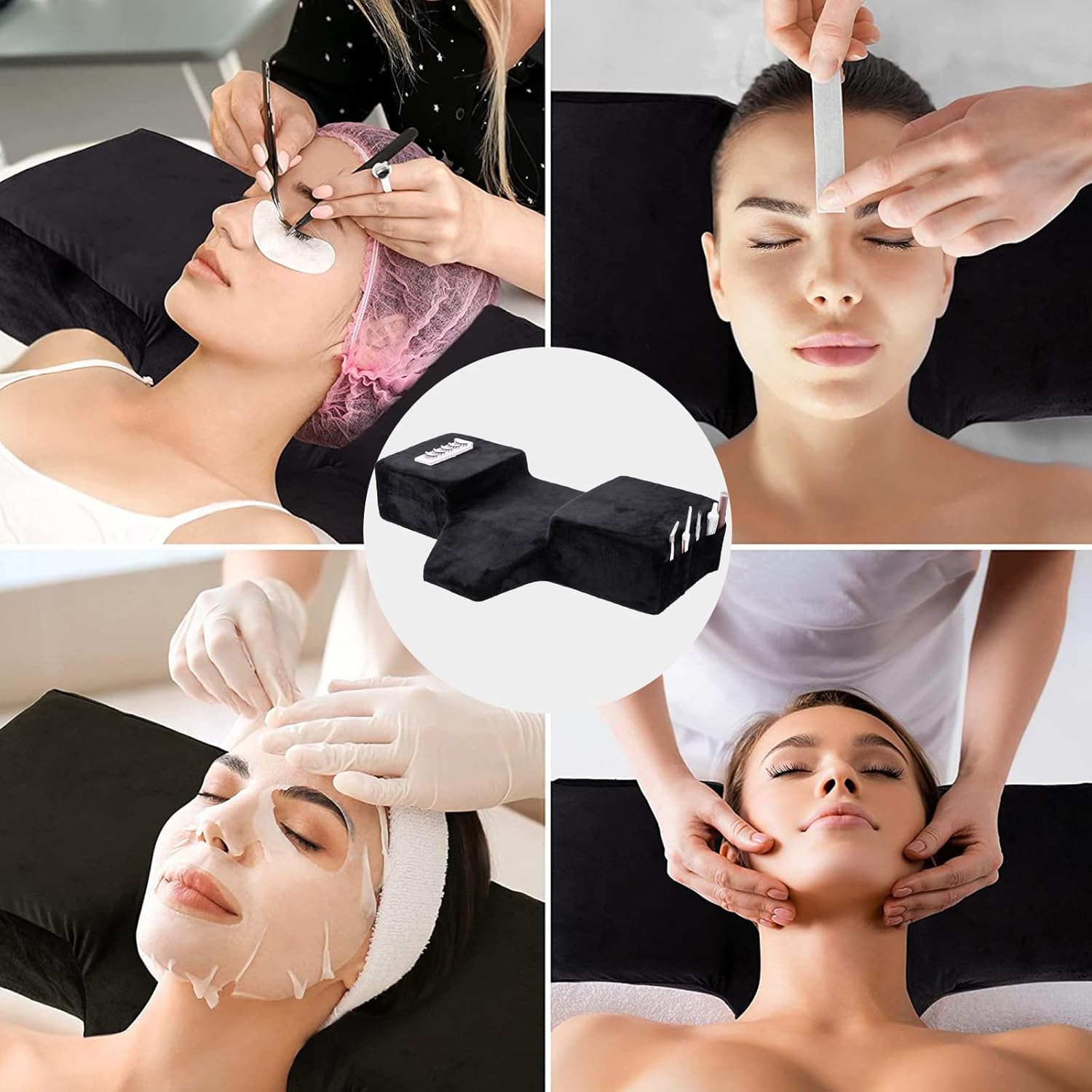 まつげ枕 ネックサポート まつげソフト枕 まつげ移植用枕 メ - Eyelash Extension Salon のレビューと価格