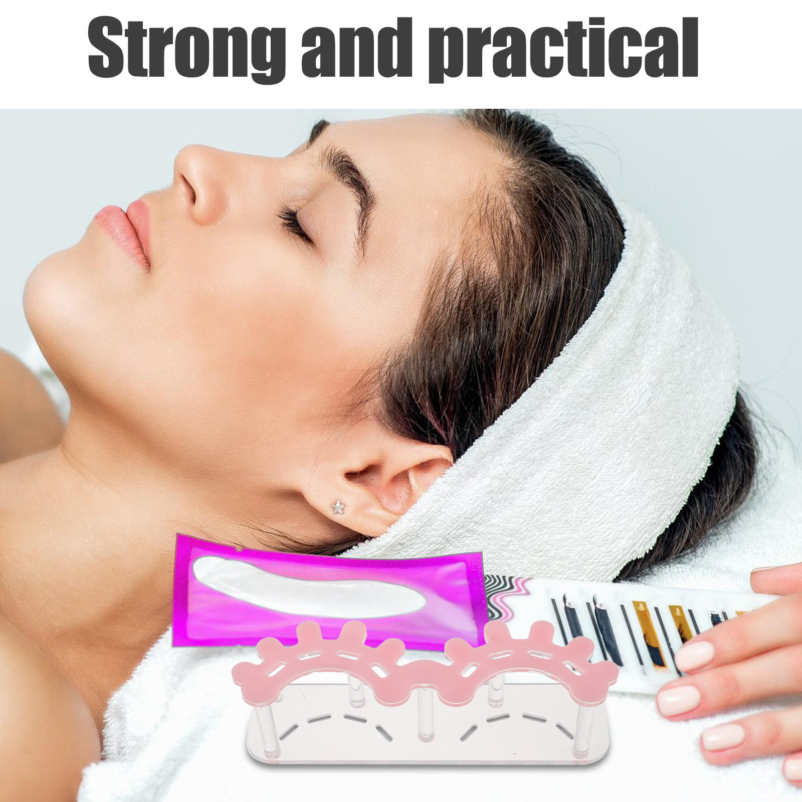 8スロットアクリル製まつげピンセットホルダーオーガナイザー、 - Eyelash Extension No 8 のレビューと価格