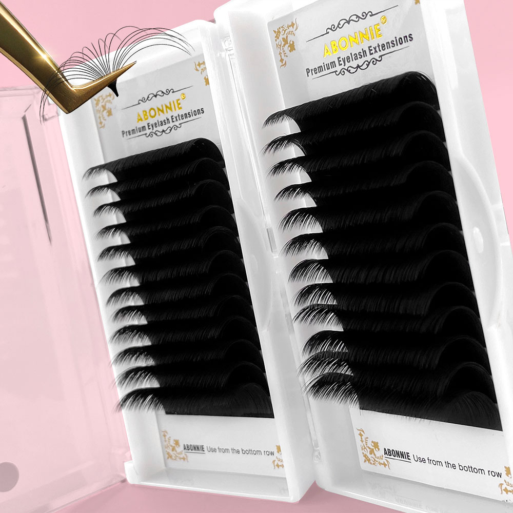アボニー 0.03-0.10 ミリメートル簡単ファンまつげメ - Mega Volume Lash のレビューと価格