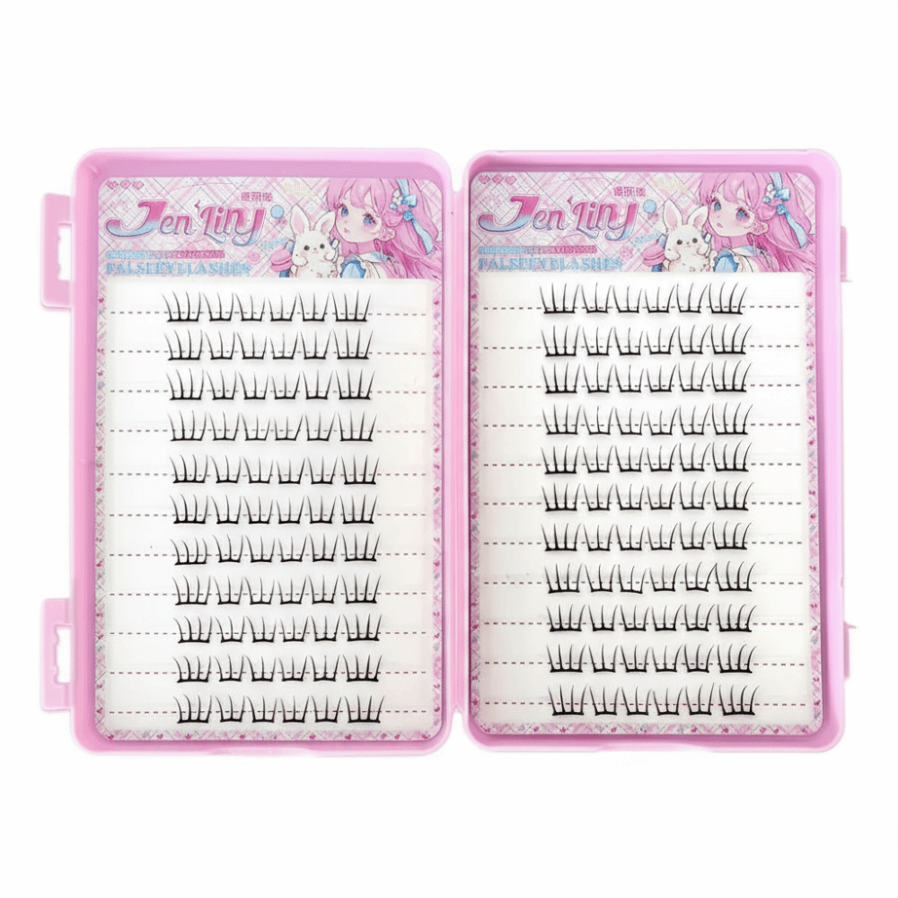 24列 8-13mm長さ つけまつげ 自己粘着 ナチュラルル - Eyelash Extension No 8 のレビューと価格