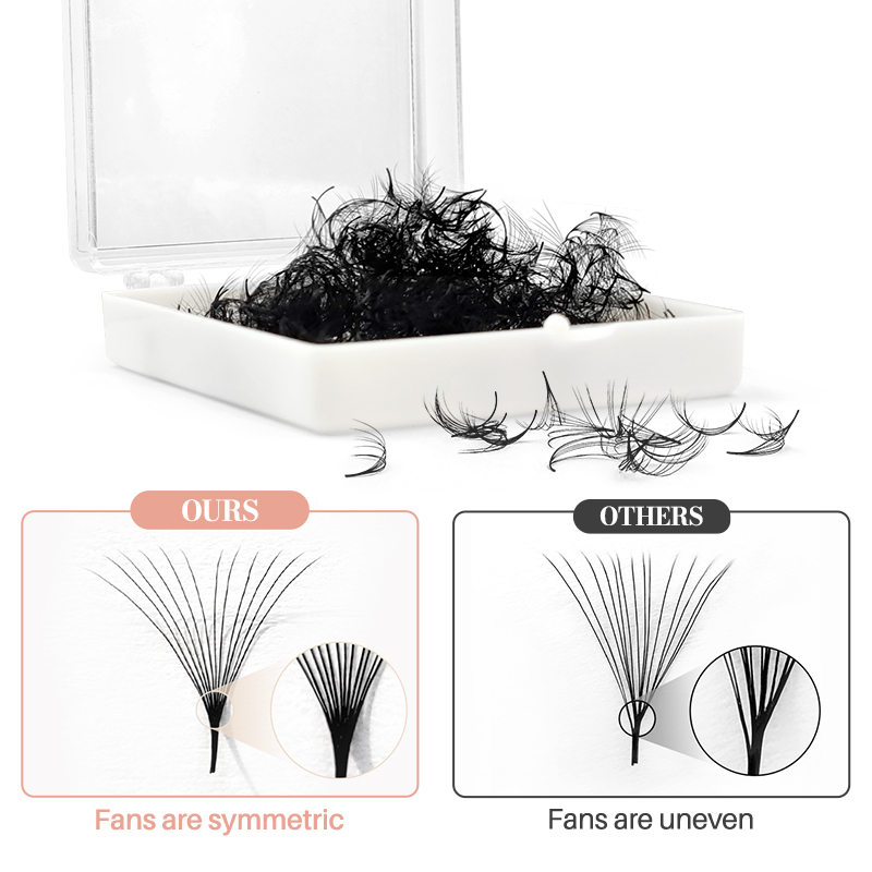 500 既成ルースまつげ プロメイドファン Cils Bou - Lash Fan Volume のレビューと価格
