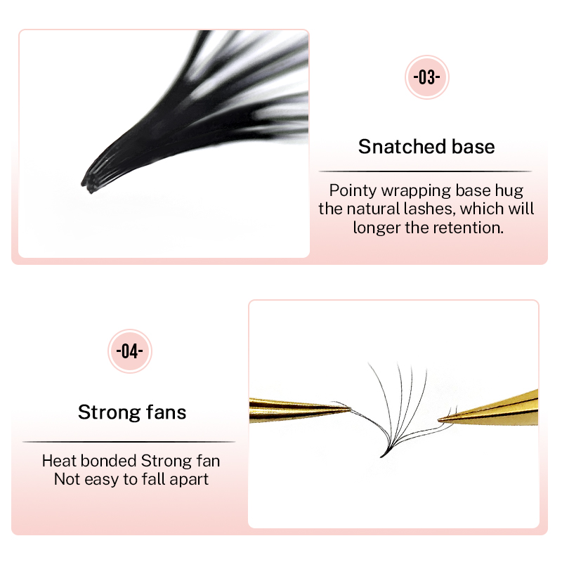 500 既成ルースまつげ プロメイドファン Cils Bou - Lash Fan Volume のレビューと価格
