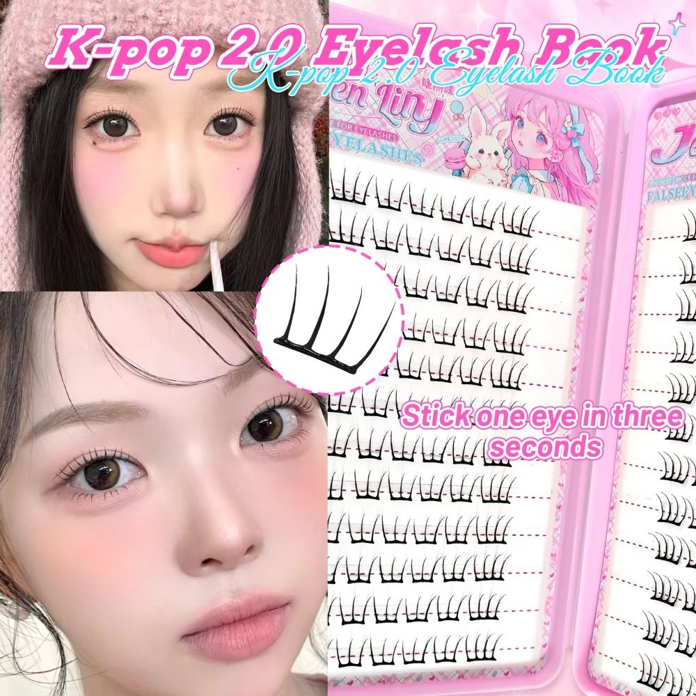 24列 8-13mm 長さつけまつげ 自己粘着式 簡単装着  - Eyelash Extension No 8 のレビューと価格