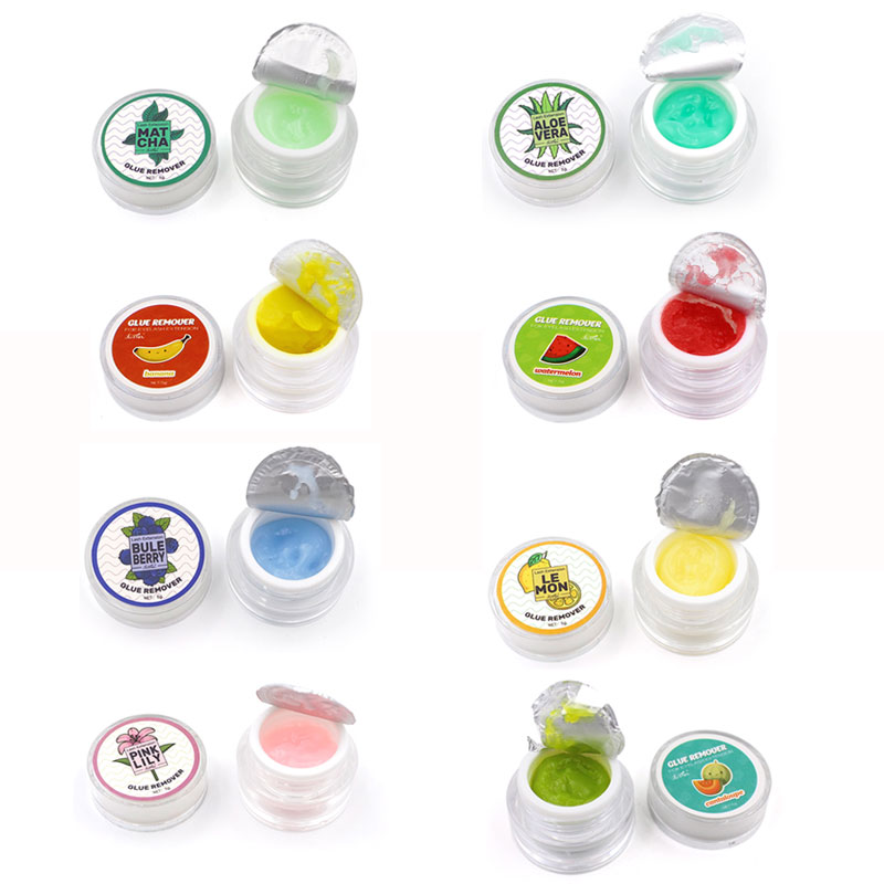 香りのつけまつげを取り除くためのプロの接着剤リムーバー,自然 - Eyelash Extension Gel Remover のレビューと価格