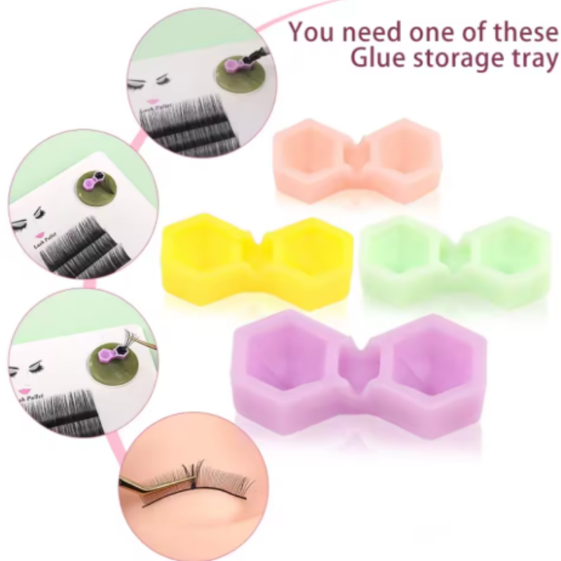 まつげグルーカップ デュアルホール コーン型 長時間持続 ま - Eyelash Extension Salon のレビューと価格
