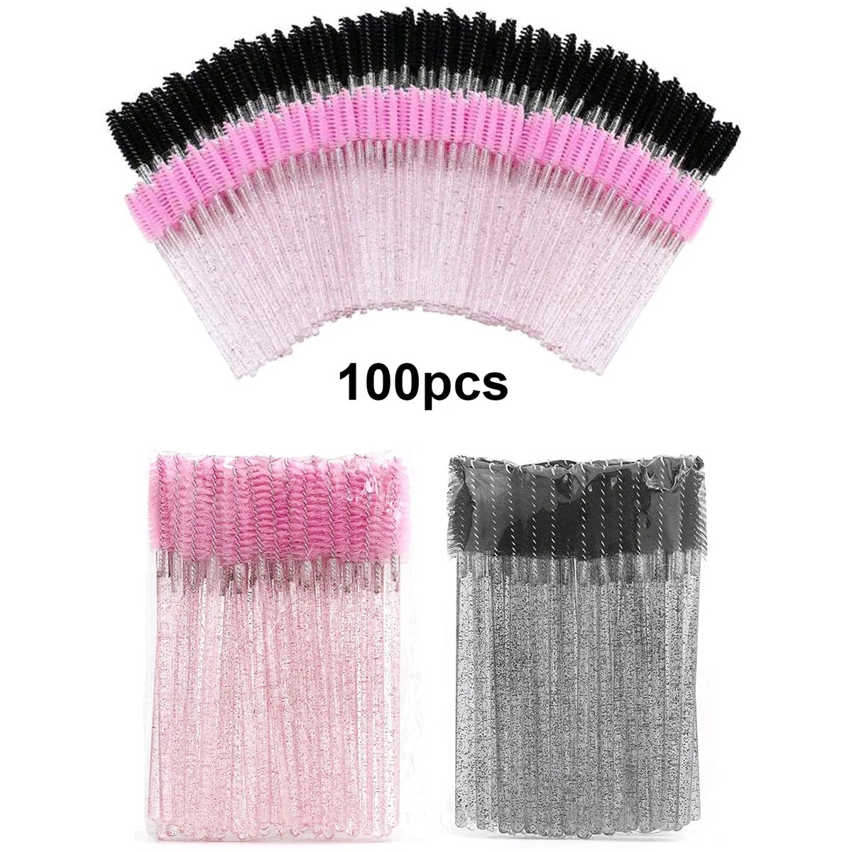 卸売 100 個マスカラ Spoolies 使い捨てまつげ  - Eyelash Extension Salon のレビューと価格